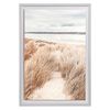 Панно декоративное Sand с белой рамой, 50х70 см, Bergenson Bjorn