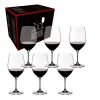 Набор бокалов Vinum Cabernet Sauvignon / Merlot (Bordeaux) Value Pack 4=6, 6 шт., 610 мл, 7416/60-260, Riedel
