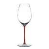 Бокал для шампанского Champagne, 445 мл, прозрачный/красный, хрусталь, серия Fatto a Mano, Riedel
