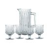 Набор из кувшина и 4-х бокалов Jules, бессвинцовый хрусталь, 102708, Nachtmann