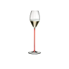 Бокал для шампанского High Performance Champagne Glass Red, красная ножка, 375 мл, 32.5 см, Riedel