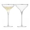 Набор из 2 бокал-креманок Savoy 250 мл платина, LSA International