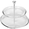 Этажерка 2-х ярусная Barena, D21/28 см, H23 см, стекло, Vidivi