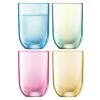 Набор из 4 стопок для водки Polka 60 мл пастель, LSA International