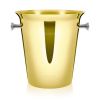 Ведерко для шампанского, 5 л, D210, H225 мм, нержавеющая сталь, цвет золотой, Lumian