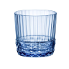 Набор из 6-ти низких стаканов 300 мл, голубой, хрустальное стекло, серия AMERICA' 20s, Bormioli Rocco