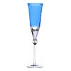 Фужер для шампанского голубой 170 мл, серия HEAVEN BLUE, AJKA CRYSTAL