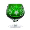 Фужер для коньяка темно-зеленый 300 мл, серия GRAPE, AJKA CRYSTAL