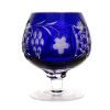 Фужер для коньяка синий 300 мл, серия GRAPE, AJKA CRYSTAL