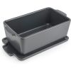 Форма для запекания с крышкой SLATE 650 мл, 20 х 11 см, серый, Peugeot