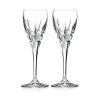 Набор из 2-х рюмок для водки RCR Carrara 80 мл, H158 мм, хрустальное стекло LUXION, Италия