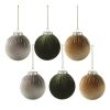 Набор ёлочных украшений Velvet Christmas из коллекции New Year Essential, 6 шт., Tkano