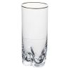 Набор из 6-ти стаканов для воды BARLINE TRIO, декор Отводка платина, 300 мл, Crystalex