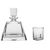 Набор для виски KATHRENE, 1 штоф 700 мл и 6 стаканов 280 мл, Crystal Bohemia