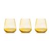 Набор из 6-ти стаканов для виски, 10 см, 450 мл, цвет янтарный, Opium, Le Stelle