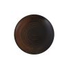 Тарелка мелкая 25 см, без борта, Lykke Коричневый, Porland