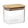 Банка для хранения прямоугольная Glass Acacia, 600 мл, Smart Solutions