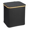 Корзина для белья Neat Mid, 40x33x43 см, черная, Smart Solutions