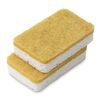 Набор губок для посуды из целлюлозы и кокосового волокна Eco Sponge, белые, 6 шт., Smart Solutions