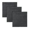Набор салфеток из микрофибры Cozy Clean, 30х30 см, темно-серые, 3 шт., Smart Solutions