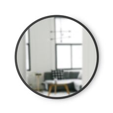 Зеркало настенное Hub D45 черное, Umbra