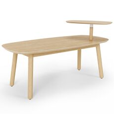 Столик кофейный Swivo, 120х56х62 см, натуральное дерево, Umbra