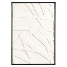 Панно декоративное с эффектом 3D Minimalism, 70х100 см, белый\бежевый, Bergenson Bjorn