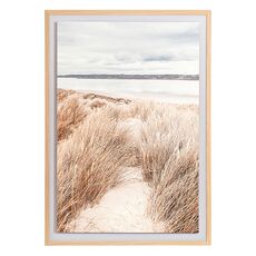 Панно декоративное Sand с бежевой рамой, 50х70 см, Bergenson Bjorn
