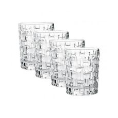 BOSSA NOVA - Набор стаканов 4 шт. низких для виски 330 мл бессвинцовый хрусталь