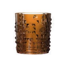 Подсвечник Punk, 7,5 см, оранжевый, хрустальное стекло, Nachtmann