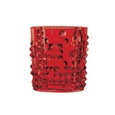 Подсвечник Punk, 7,5 см, красный, хрустальное стекло, Nachtmann