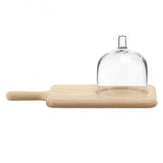 Блюдо сервировочное со стеклянным куполом 35.5 см Paddle, LSA International