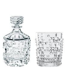 PUNK - Набор 3 предмета декантер + 2 стакана 750 мл бессвинцовый хрусталь