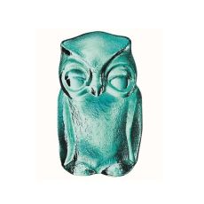 Фигурка Сова большая Zoo, бирюзовая, хрусталь, Nachtmann