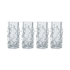 PUNK - Набор стаканов 4 шт. высоких 390 мл бессвинцовый хрусталь