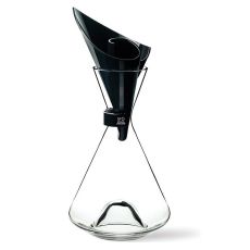 Декантер для вина OSYRIS, объем: 750 мл, высота: 25 см, в набор входит воронка и каплеуловитель, материал: стекло, пластик, 230258, PEUGEOT VIN, Франция