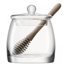 Банка для мёда с деревянной ложкой Serve 12.5 см, LSA International