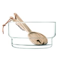 Блюдо глубокое Utility с деревянными приборами D27 см, LSA International