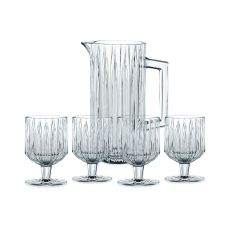 Набор из кувшина и 4-х бокалов Jules, бессвинцовый хрусталь, 102708, Nachtmann
