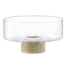 Блюдо сервировочное на ножке из ясеня Lotta D25 см, LSA International