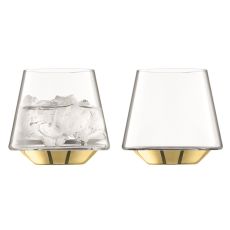 Набор из 2 бокалов для вина и воды Space 430 мл золото, LSA International
