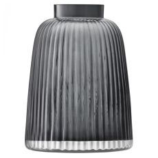 Ваза Pleat 26 см серая, LSA International
