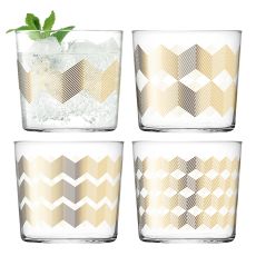 Набор из 4 стаканов Signature Chevron 310 мл, LSA International