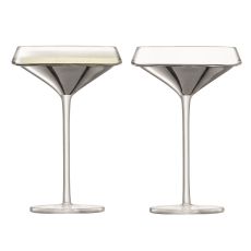 Набор из 2 бокалов-креманок Space, 240 мл, платина, LSA International
