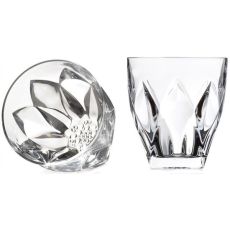 Набор из 6-ти стаканов для виски RCR Ninphea 326 мл, H95 мм, стекло, Италия
