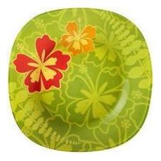 Набор из 18-ти тарелок, зеленый, стекло, серия JUNGLE, Bormioli Rocco