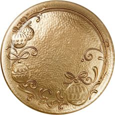 Блюдо 31 см, бронзовый, стекло, серия FANSY CHRISTMAS, Bormioli Rocco