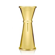 Джиггер 15/30 мл, D35 мм, H90 мм, нержавеющая сталь, цвет золотой, Lumian