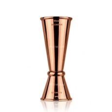 Джиггер 15/30 мл, D35 мм, H90 мм, нержавеющая сталь, цвет медный, Lumian