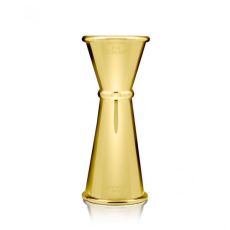 Джиггер 25/50 мл, D54 мм, H110 мм, нержавеющая сталь, цвет золотой, Lumian